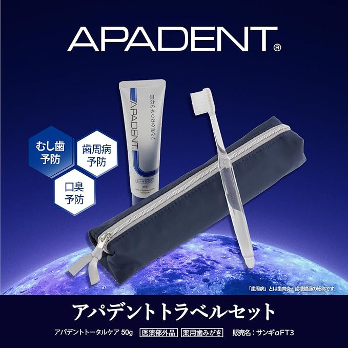 APADENT Total Care 50 гр + щетка + чехол